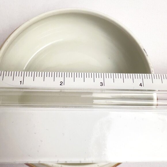 Limoges France Vintage Porcelain Trinket Box Pink Floral Vanity Dish Gold Trim - Picture 11 of 11